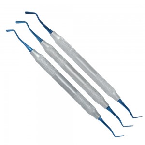 3Pcs Dental Flat Plastic Composite Filling Scalers Set