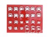 24 PCs Orthodontics Rubber Dam Clamps Set