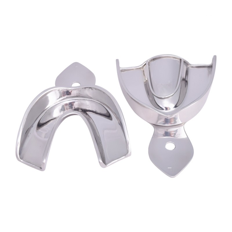Dental Impression Trays Set Solid Upper/Lower